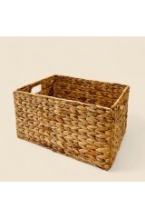 Hasır Çok Amaçlı Katlanabilir Dikdörtgen Kutu 42x30x22 Cm