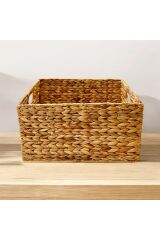 Hasır Çok Amaçlı Katlanabilir Dikdörtgen Kutu 42x30x22 Cm