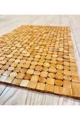 Bambu Kaydırmaz Lüx Banyo Paspası 60x40 cm  60 x 40