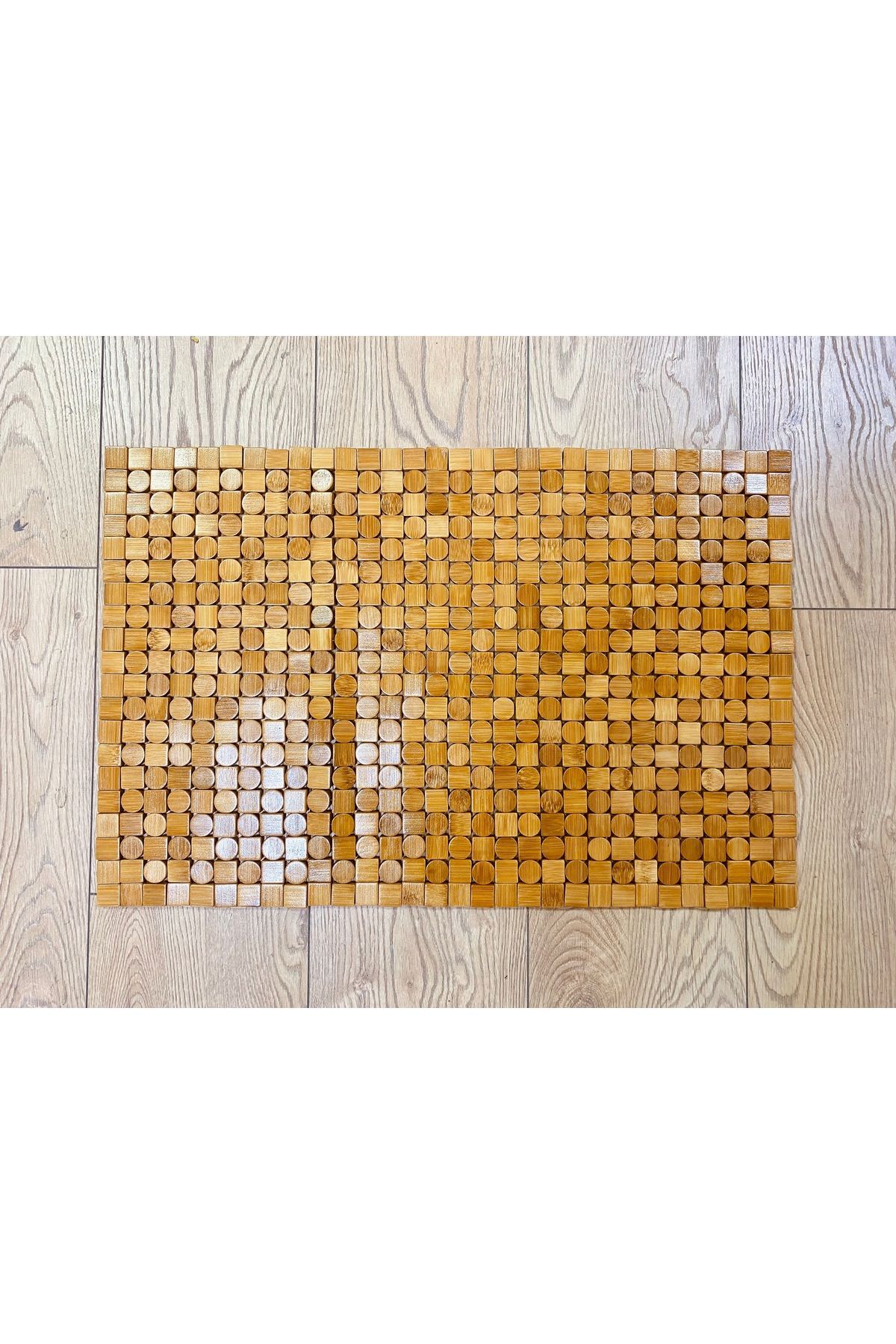 Bambu Kaydırmaz Lüx Banyo Paspası 60x40 cm  60 x 40