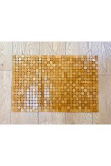 Bambu Kaydırmaz Lüx Banyo Paspası 60x40 cm  60 x 40