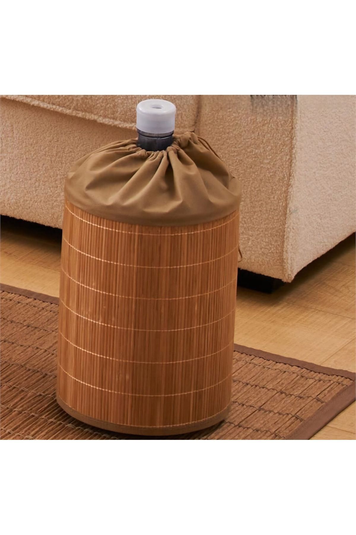 Bambu Damacana Kılıfı Kumaş Korumalı İpli