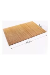 Bambu Kaydırmaz Banyo Paspası 50x80 cm  80 x 50