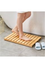 Bambu Kaydırmaz Lüx Banyo Paspası 60x40 cm  60 x 40