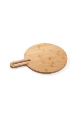Bambu Yuvarlak Askılı Kesme Tahtası 28x28 cm  28 x 28