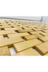 Bambu Kaydırmaz Lüx Banyo Paspası 64x42 cm  48 x 64