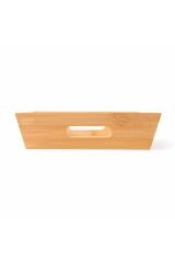 Bambu Kare Ekmek Kutusu 20x20x6 cm  20 x 20