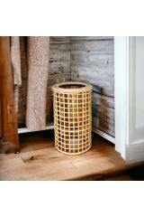 Rattan Bambu Dekoratif Mumluk 18x30 Cm Natürel