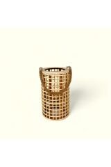 Rattan Bambu Dekoratif Mumluk 18x30 Cm Natürel