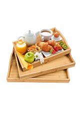 Bambu Dikdörtgen Sunum Tepsisi 33x22 cm Naturel