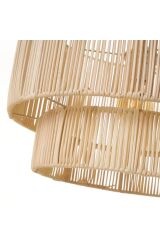 Rattan Dekoratif Sarkıt Avize 40x26 Cm Naturel  40 x 80