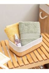 Bambu Katlanabilir Dikdörtgen Sepet 25x15 Cm Naturel  25 x 25