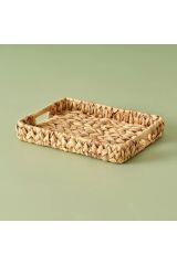 Hasır Dikdörtgen Dekoratif Tepsi M 34x26 Cm  34 x 26