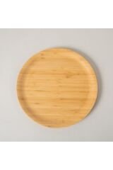 Bambu Yuvarlak Servis Tabağı 20 Cm
