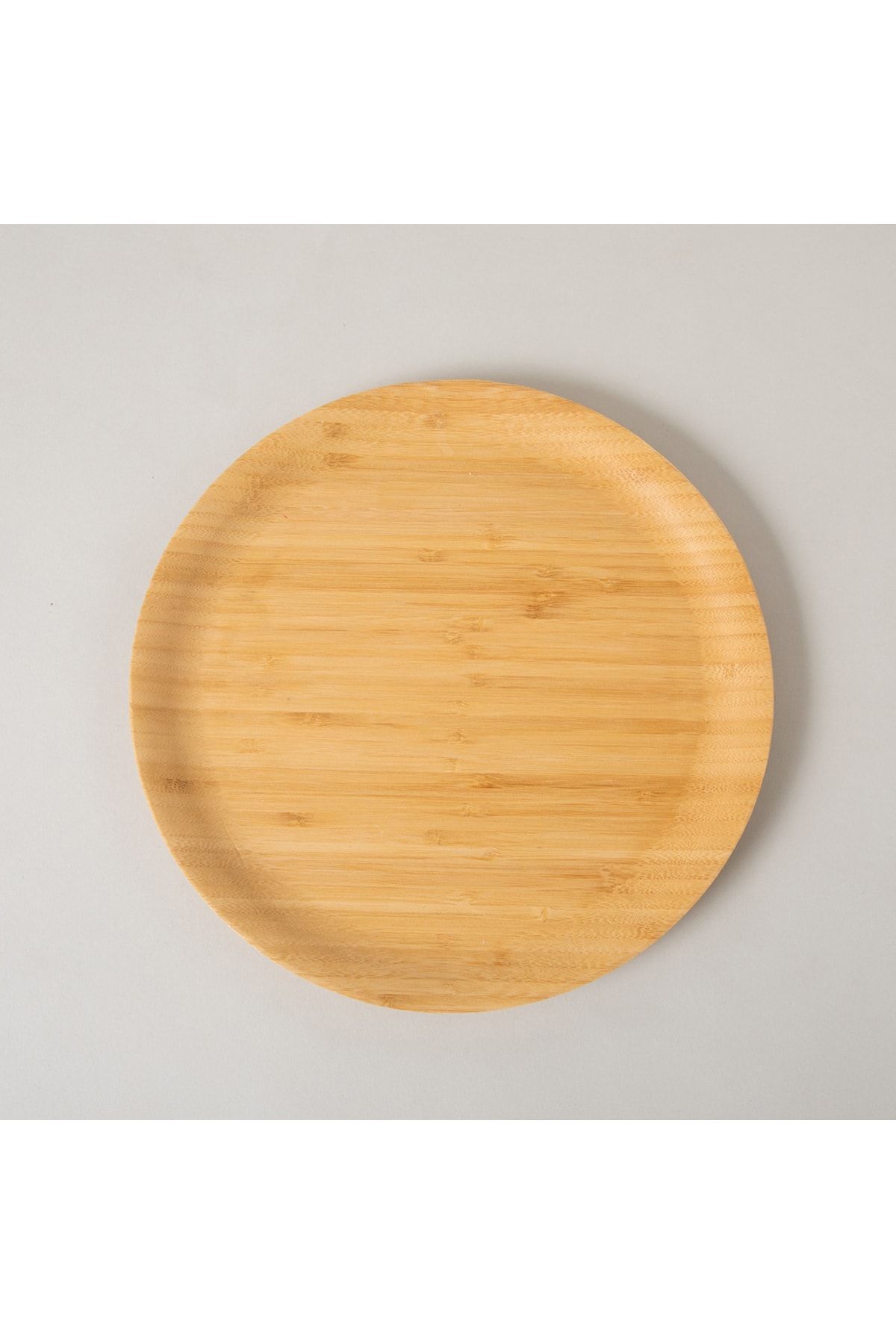 Bambu Yuvarlak Servis Tabağı 25 Cm