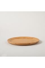 Bambu Yuvarlak Servis Tabağı 25 Cm