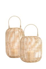 Rattan Bambu Dekoratif Mumluk 20x31 Cm  20 x 30
