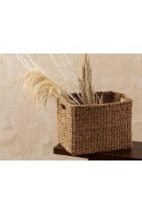 Hasır Dikdörtgen Derin Düzenleyici Sepet L 41x32 Cm