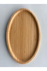 Bambu Kayık Servis Tabağı 24 Cm